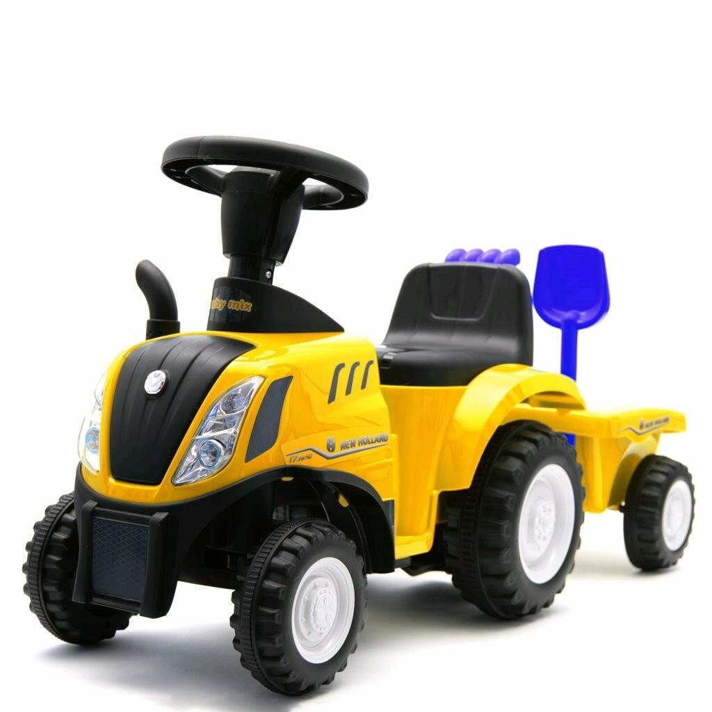 Baby Mix Detské odrážadlo traktor s vlečkou anáradím New Holland Baby Mix Detské odrážadlo traktor s vlečkou anáradím New Holland