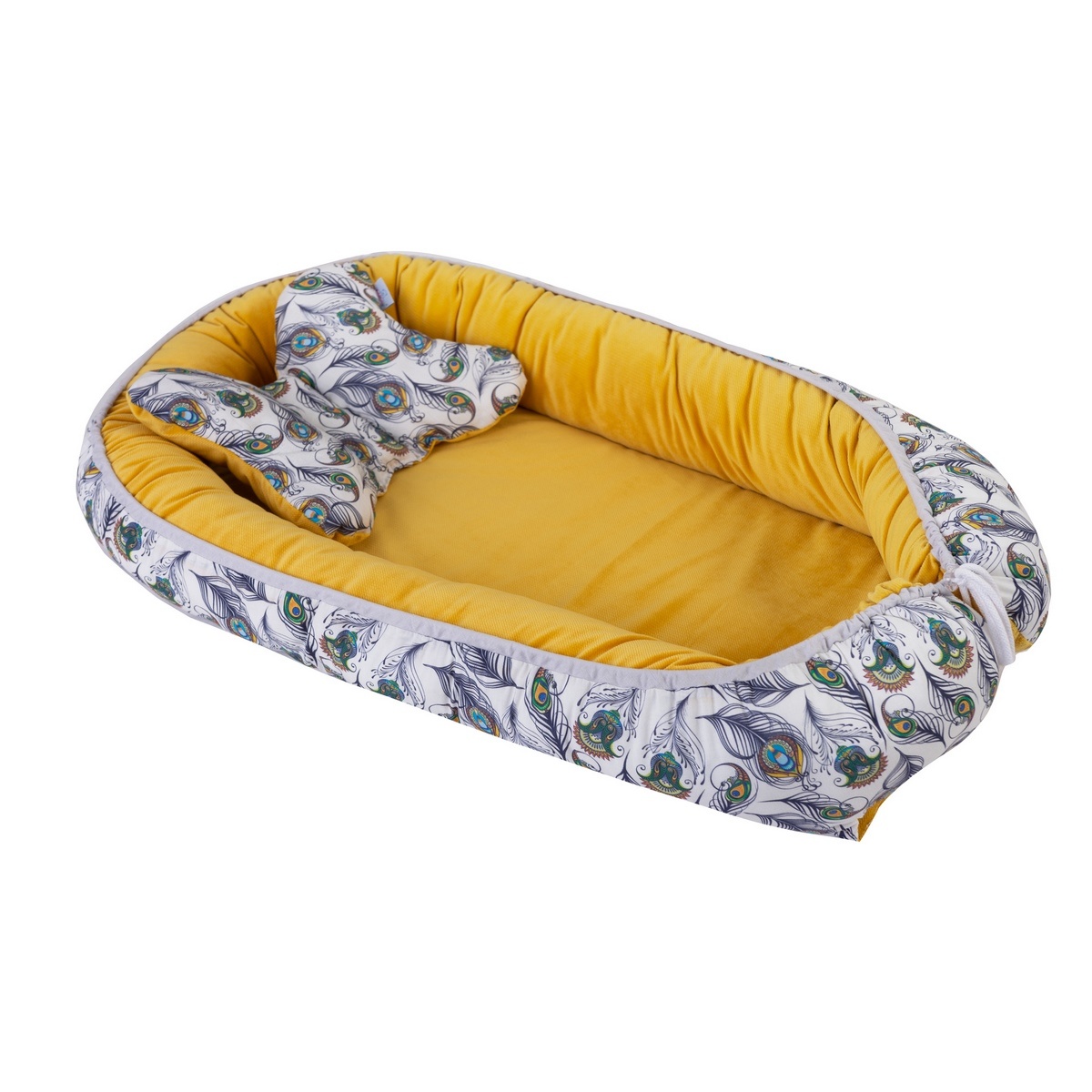 Babymatex Hniezdočko Velvet žltá Babymatex Hniezdočko Velvet žltá