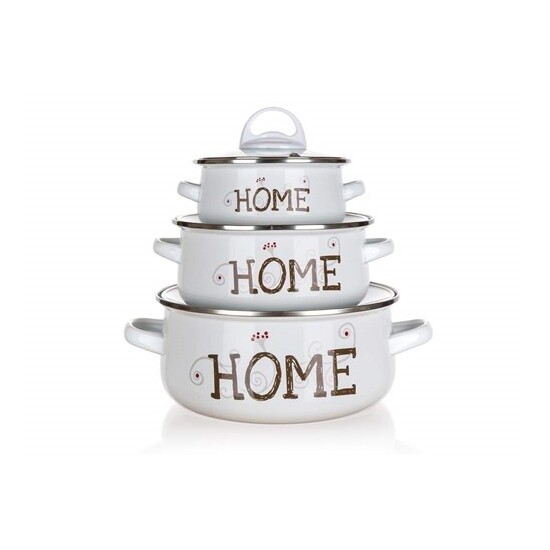 Banquet 6-dielna sada smaltovaného riadu Home Banquet 6-dielna sada smaltovaného riadu Home