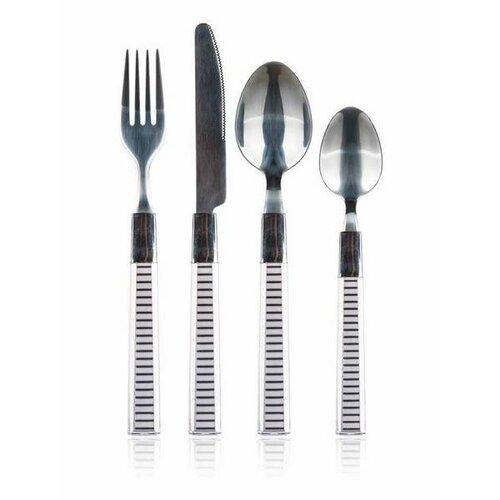 Banquet Sada nehrdzavejúcich príborov s plastovou rukoväťou LINES Banquet Sada nehrdzavejúcich príborov s plastovou rukoväťou LINES