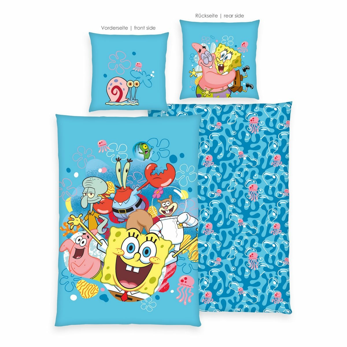 Bavlnená posteľná bielizeň Spongebob