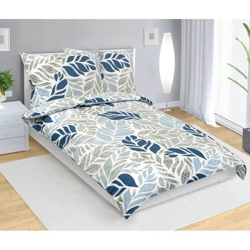 Bavlnená posteľná bielizeň Variace modrá