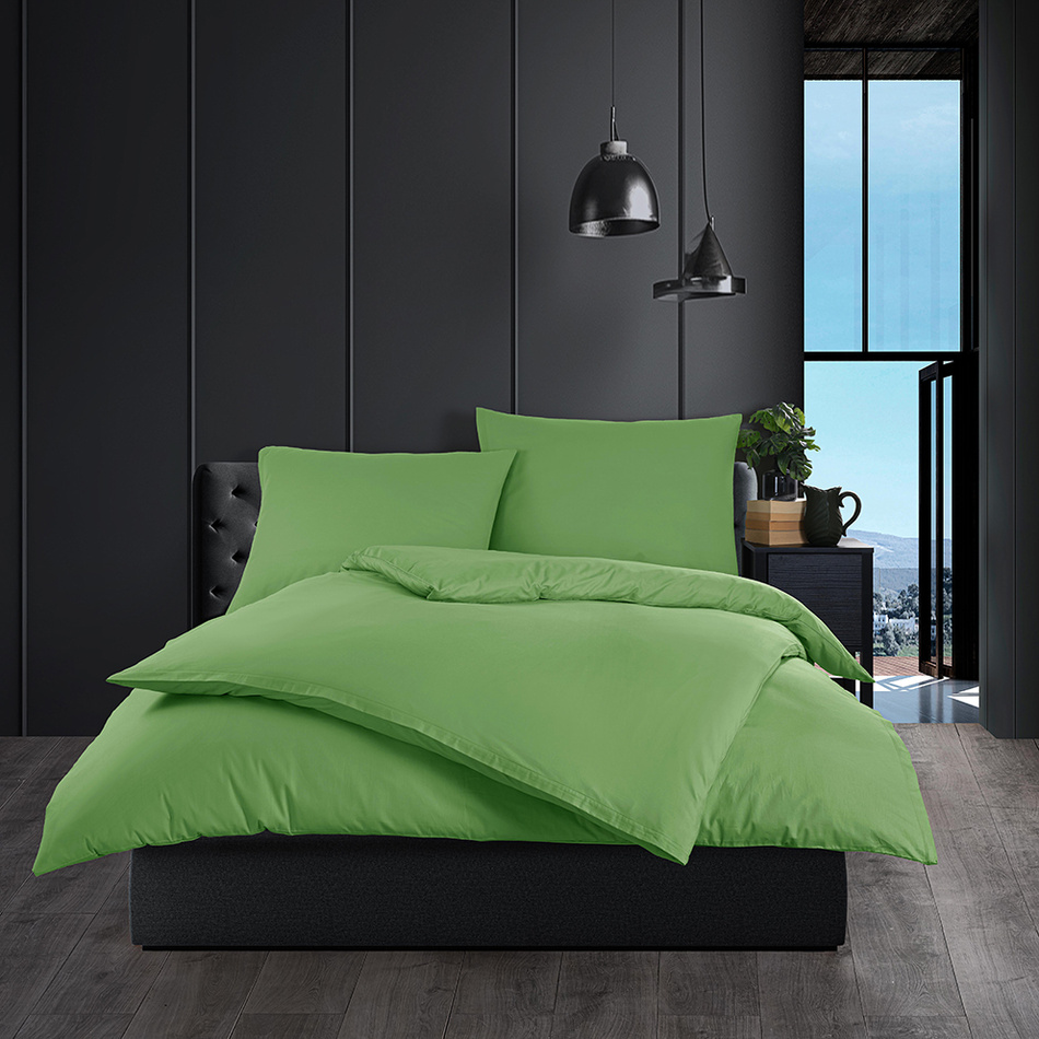 Bavlnené obliečky Color zelená Bavlnené obliečky Color zelená