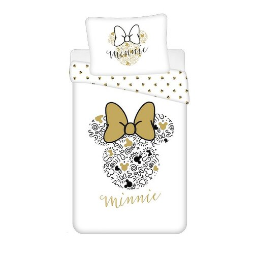 Jerry Fabrics Bavlnené obliečky Minnie gold 02