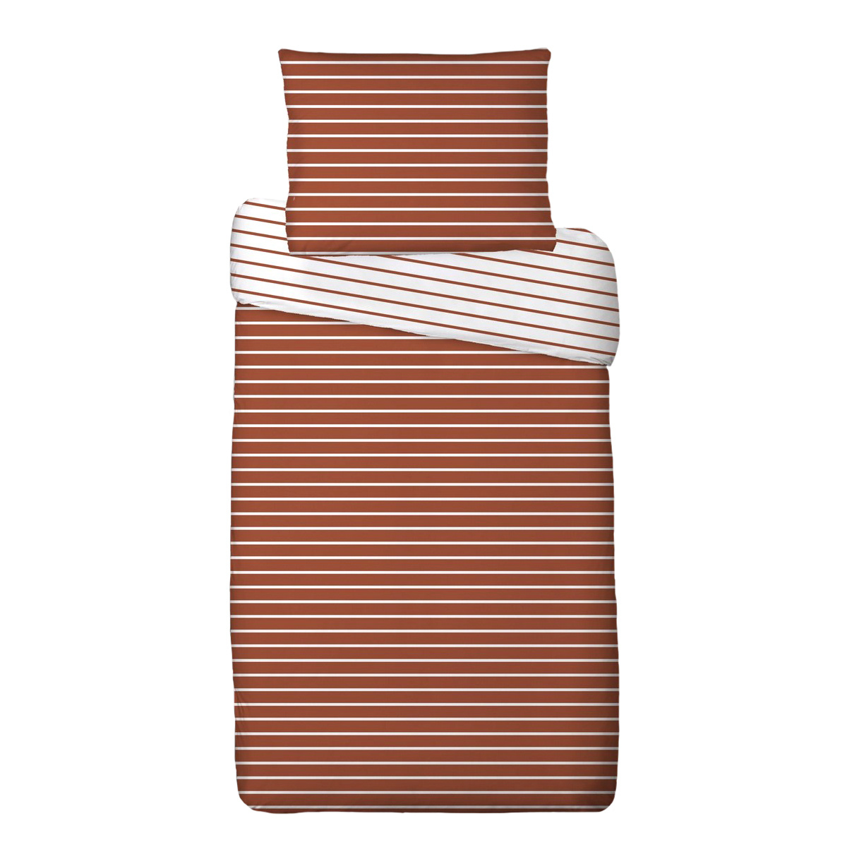 Profod Bavlnené obliečky Prúžky škorica Profod Bavlnené obliečky Prúžky škorica