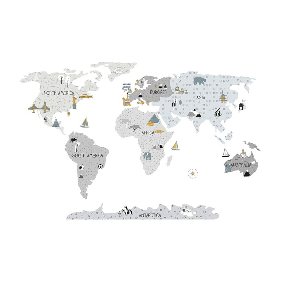 Bayo Samolepka na stenu Mapa M Bayo Samolepka na stenu Mapa M