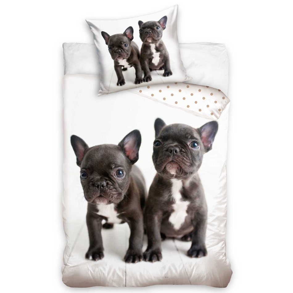 BedTex Bavlnené obliečky Buldoček a Buldoček BedTex Bavlnené obliečky Buldoček a Buldoček