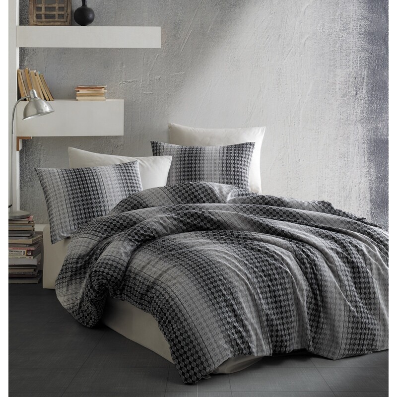 BedTex Bavlnené obliečky Oberon šedá