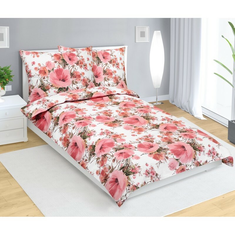 Bellatex Bavlnené obliečky Ibištek ružová