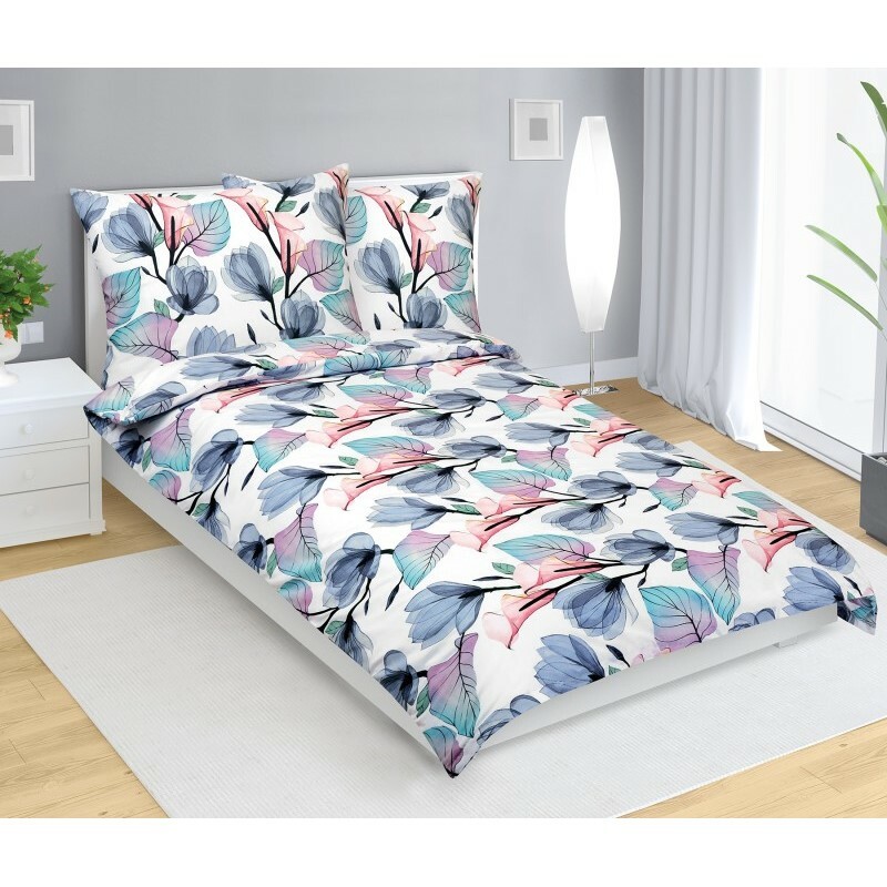 Bellatex Bavlnené obliečky Lúka modrá Bellatex Bavlnené obliečky Lúka modrá