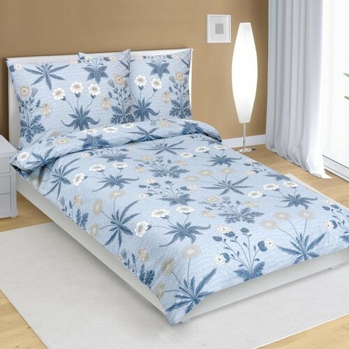 Bellatex Bavlnené obliečky Lúka modrá Bellatex Bavlnené obliečky Lúka modrá