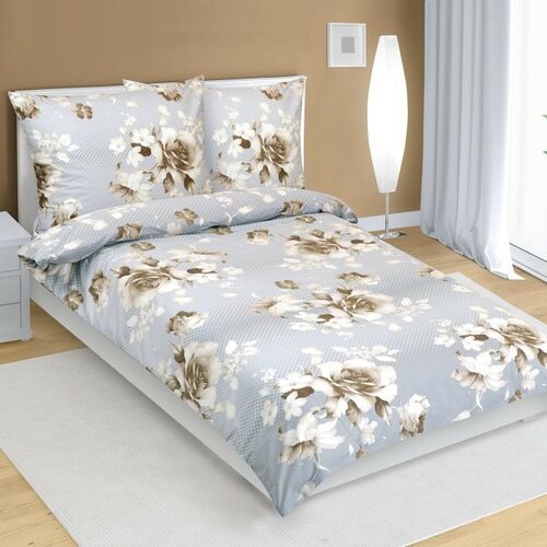 Bellatex Bavlnené obliečky Ruže kávová Bellatex Bavlnené obliečky Ruže kávová