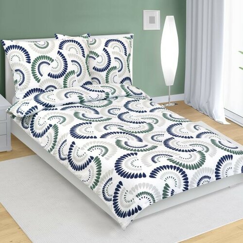 Bellatex Krepové obliečky Kvapka modrá