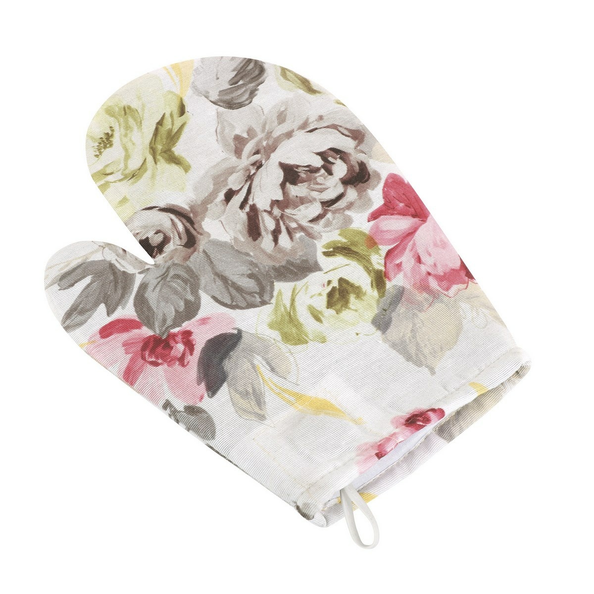 Bellatex Kuchynská chňapka Kvety sivoružová Bellatex Kuchynská chňapka Kvety sivoružová