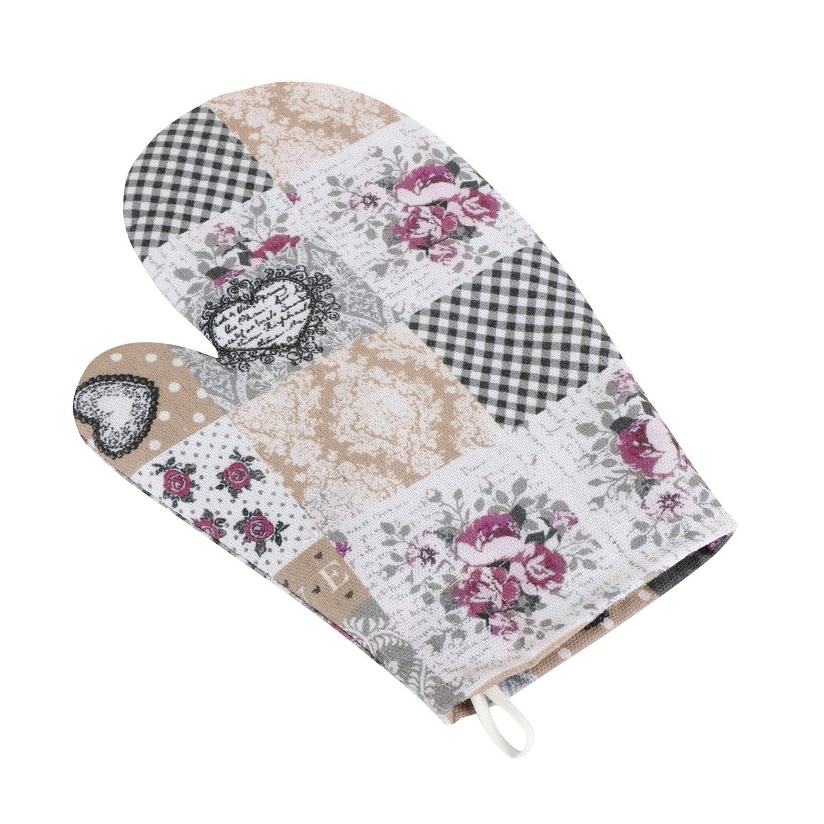 Bellatex Kuchynská chňapka Patchwork love Bellatex Kuchynská chňapka Patchwork love