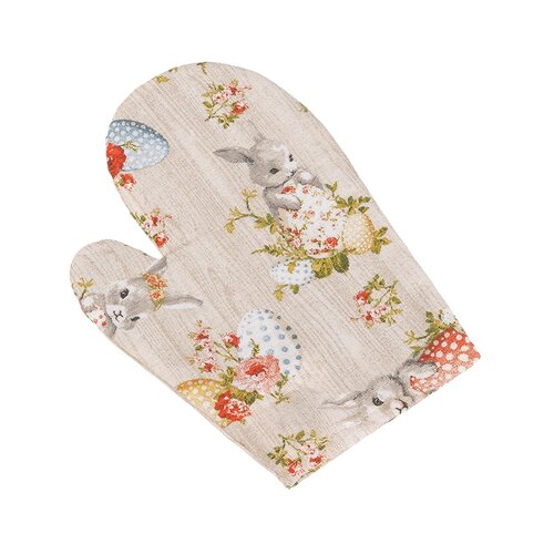 Bellatex Kuchynská chňapka Veľká noc Zajačik béžová Bellatex Kuchynská chňapka Veľká noc Zajačik béžová