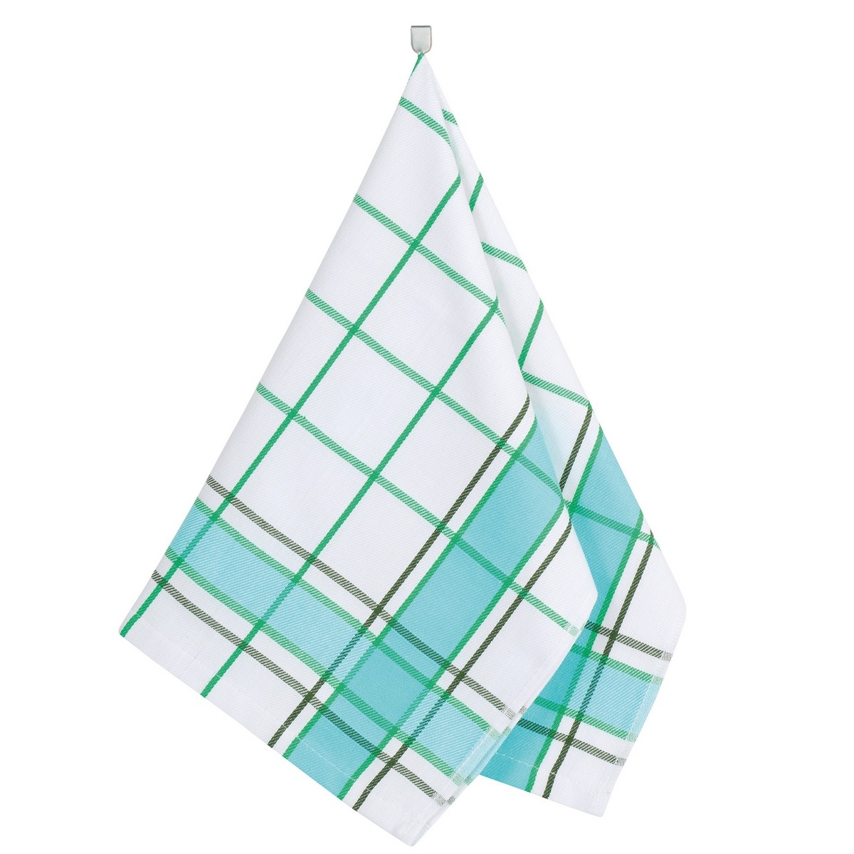 Bellatex Kuchynská utierka Kocka tyrkysová Bellatex Kuchynská utierka Kocka tyrkysová