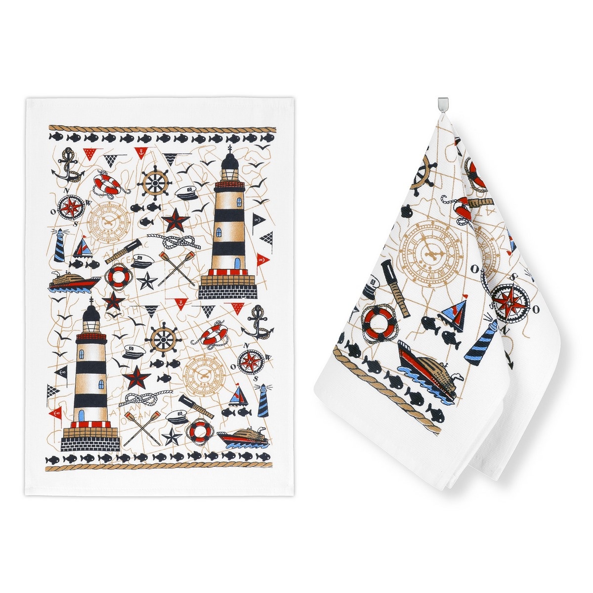 Bellatex Kuchynská utierka More modrá Bellatex Kuchynská utierka More modrá