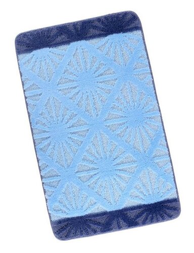 Bellatex Kúpeľňová predložka Bany Lúč modrá Bellatex Kúpeľňová predložka Bany Lúč modrá