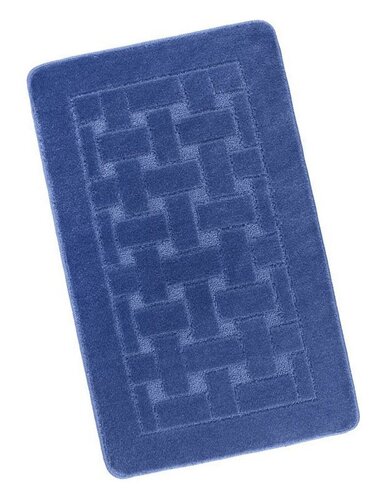 Bellatex Kúpeľňová predložka Bany Obdĺžnik modrá Bellatex Kúpeľňová predložka Bany Obdĺžnik modrá