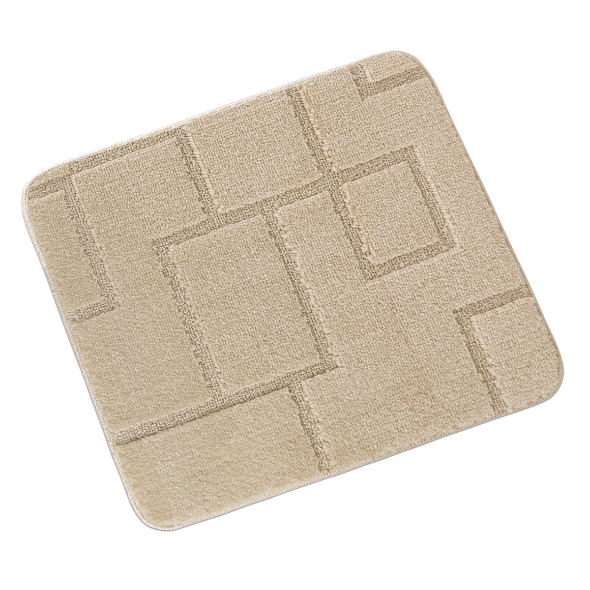 Bellatex Kúpeľňová predložka Bany bez výkroja Obdĺžniky smotanová Bellatex Kúpeľňová predložka Bany bez výkroja Obdĺžniky smotanová