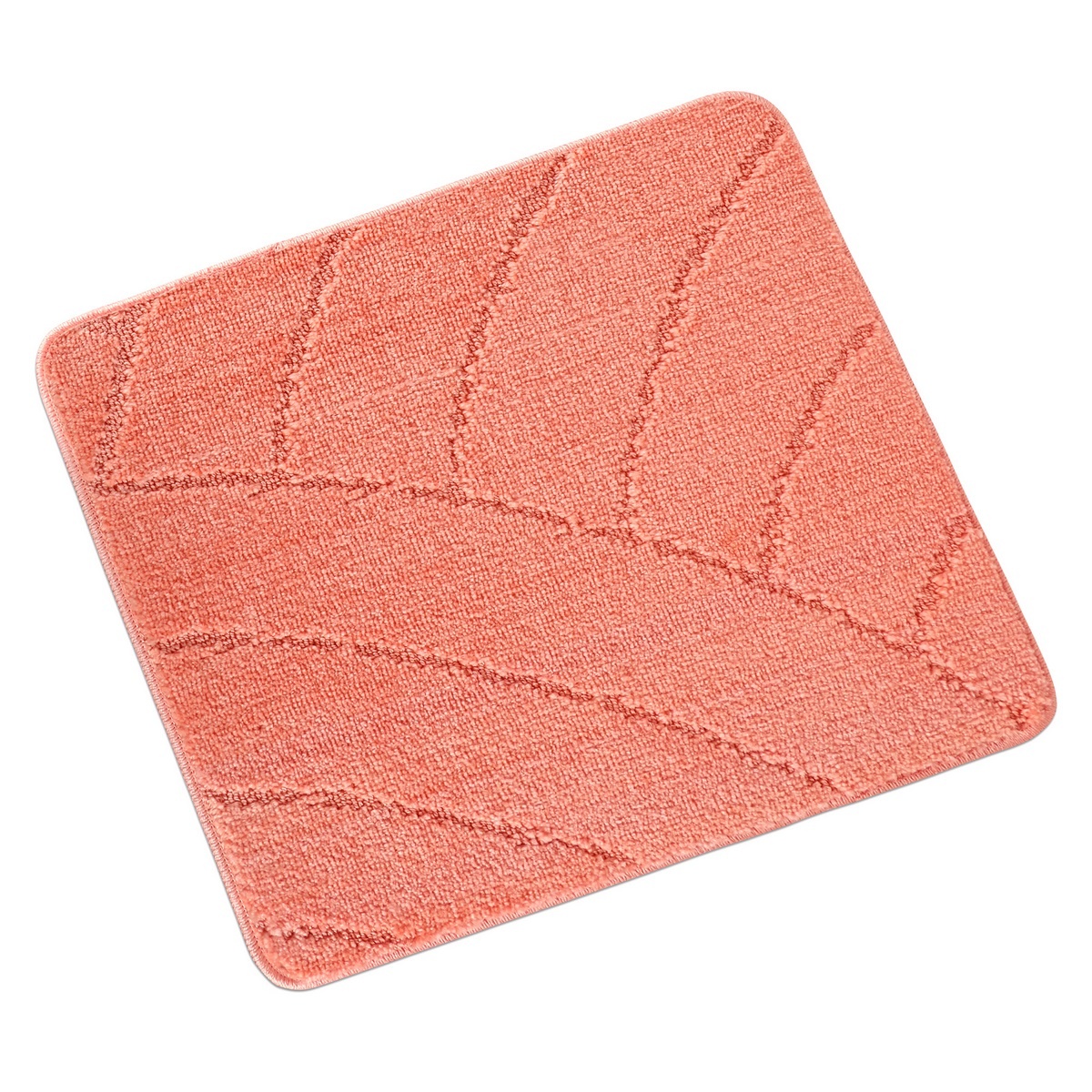 Bellatex Kúpeľňová predložka Bany bez výkroja Oblúky lososová Bellatex Kúpeľňová predložka Bany bez výkroja Oblúky lososová