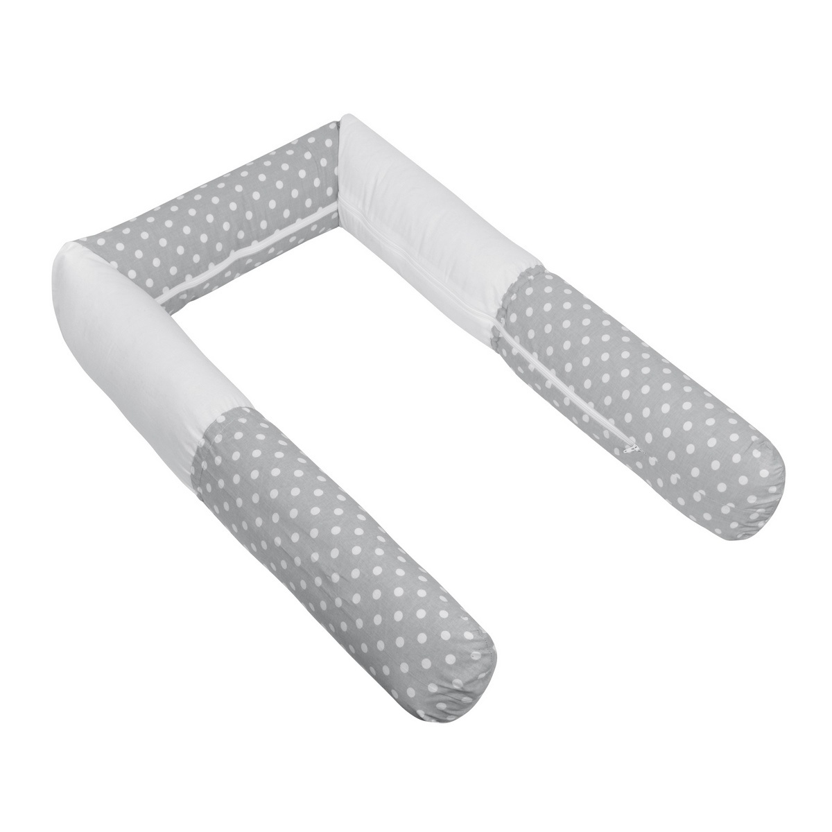 Bellatex Mantinel do postieľky valec Bodky sivá Bellatex Mantinel do postieľky valec Bodky sivá