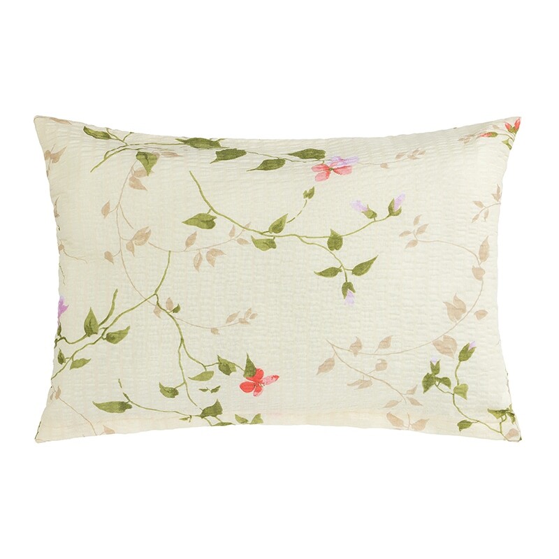 Bellatex Obal na vankúš Fialky smotanová