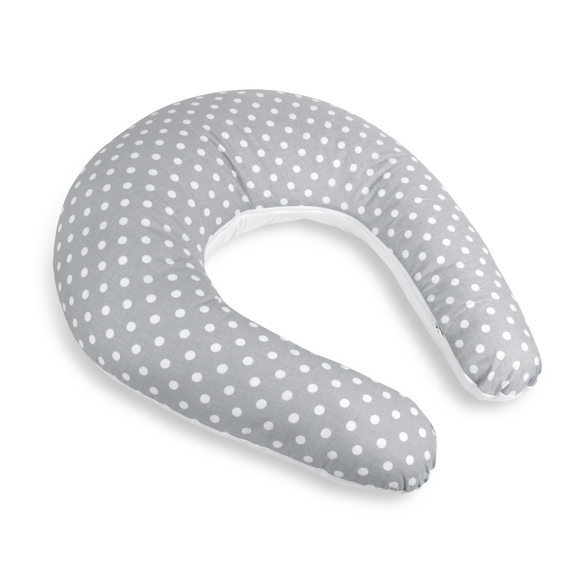 Bellatex Obliečka na dojčiaci vankúš Bodky sivá