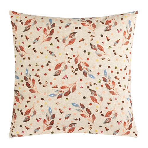 Bellatex Obliečka na vankúšik Berta Lístoček hnedá