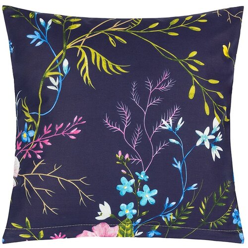 Bellatex Obliečka na vankúšik Kvet jablone tm. modrá