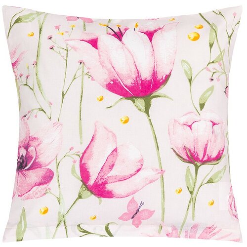 Bellatex Obliečka na vankúšik Lúka ružová