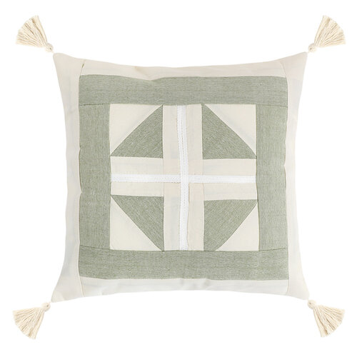 Bellatex Obliečka na vankúšik Peru Štvorec zelená