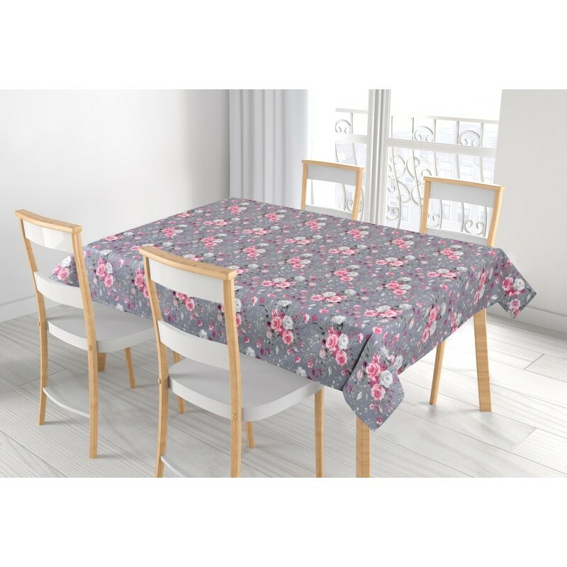 Bellatex Obrus ​​Adela Kvety ruže ružová