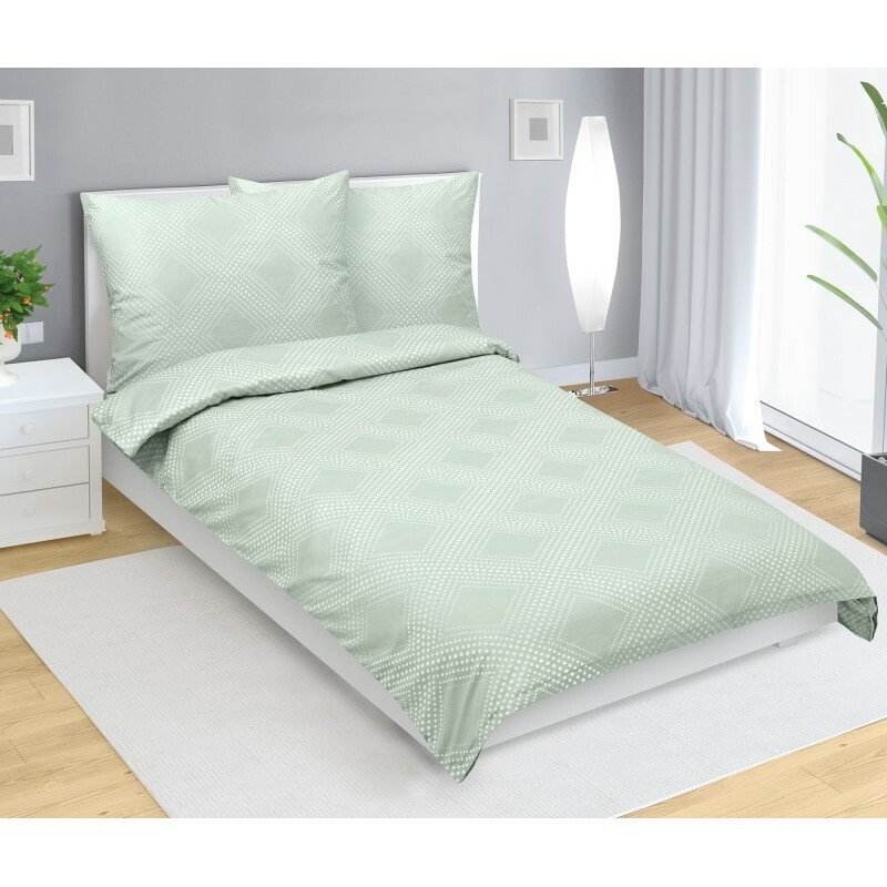 Bellatex Saténové povlečení Linie mentolová