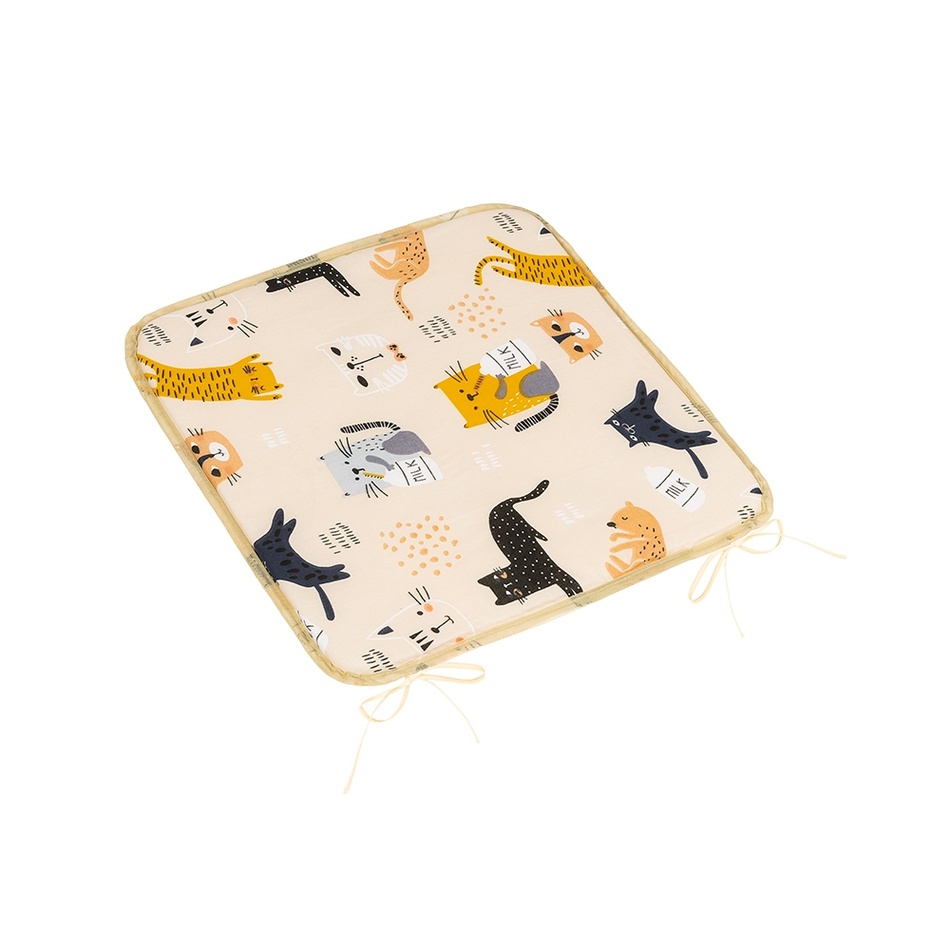 Bellatex Sedák Adéla hladký Mačka žltá