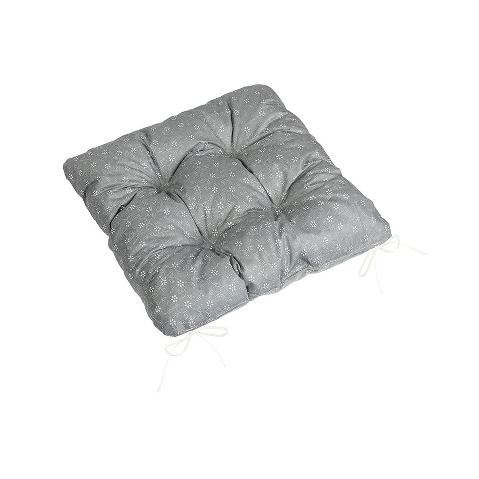 Bellatex Sedák Adéla prešívaný Pnúci kvietok sivá