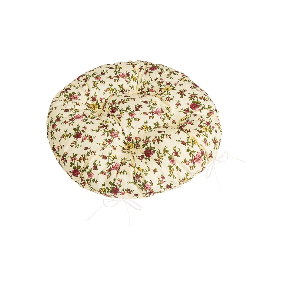 Bellatex Sedák Adéla prešívaný kulatý Růžička