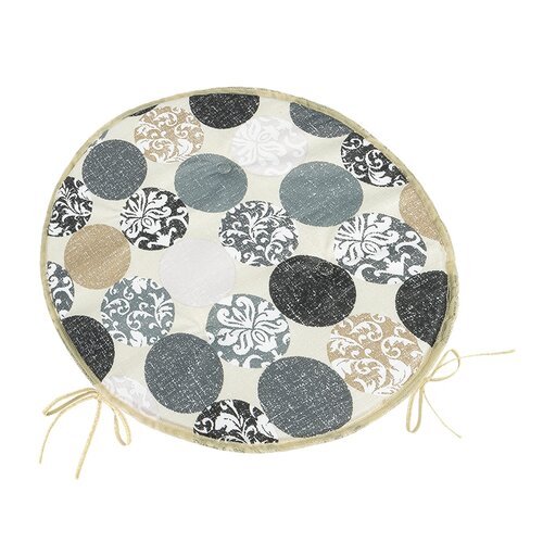 Bellatex Sedák Berta okrúhly hladký Guľa sivá