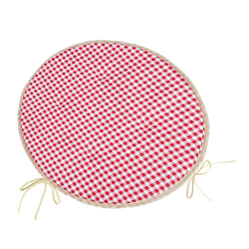 Bellatex Sedák Berta okrúhly hladký Kocka červená