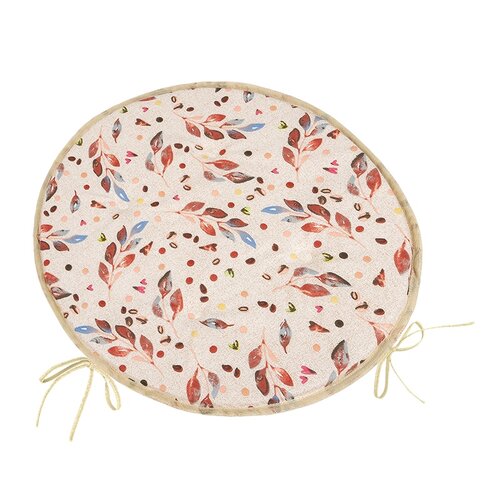 Bellatex Sedák Berta okrúhly hladký Lístoček hnedá