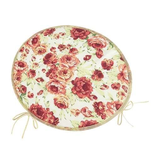 Bellatex Sedák Berta okrúhly hladký Pivonka ružová