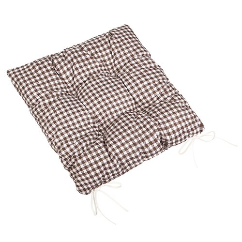 Bellatex Sedák Berta prešívaný Kocka hnedá