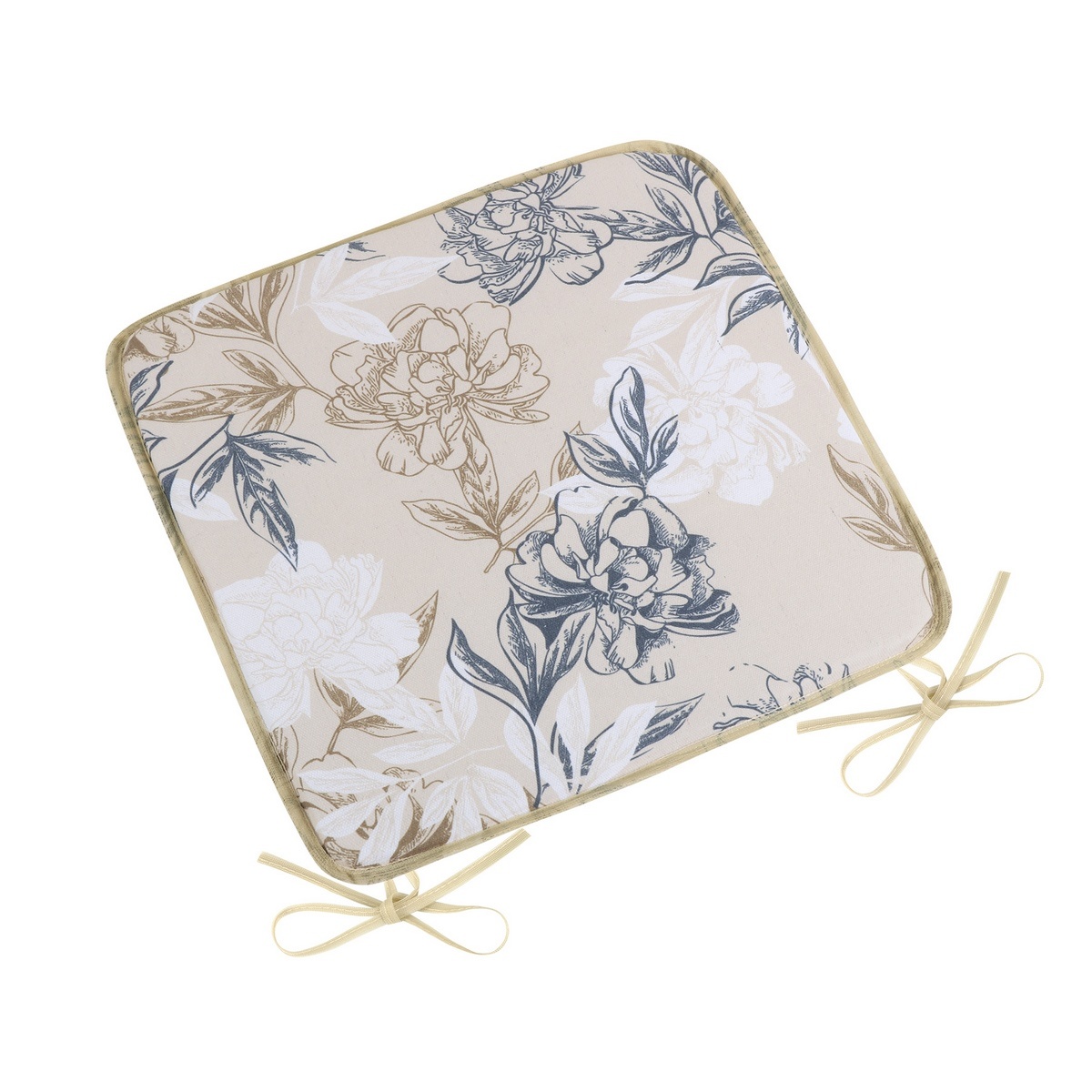 Bellatex Sedák DITA hladký Kvet sivobéžová