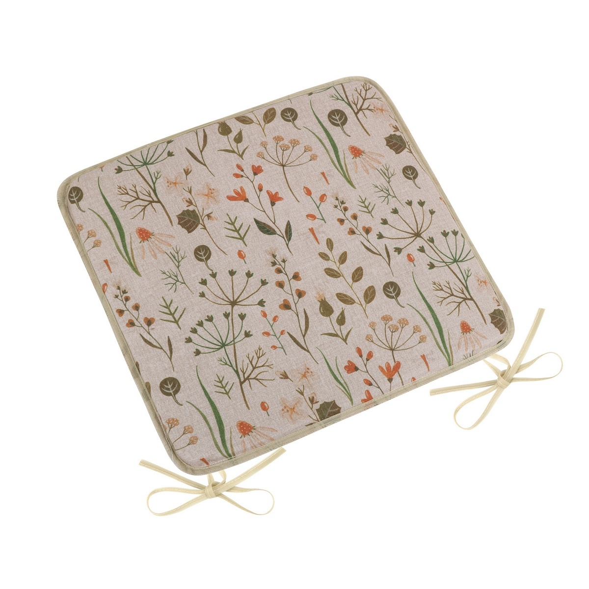 Bellatex Sedák DITA hladký Vetvičky režná