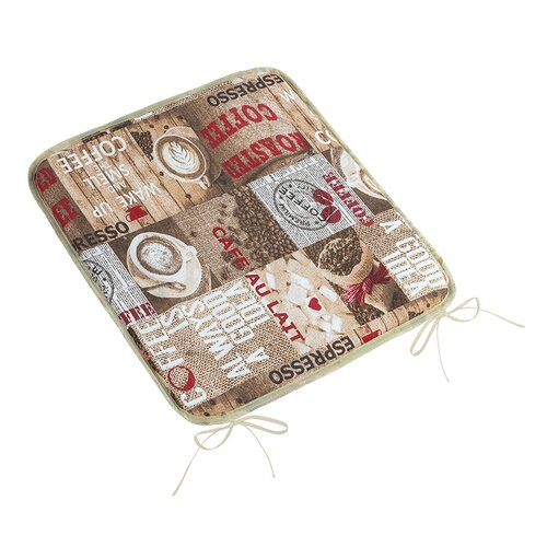 Bellatex Sedák EMA hladký Káva hnedá