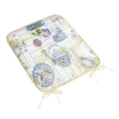 Bellatex Sedák EMA hladký Záhrada lila