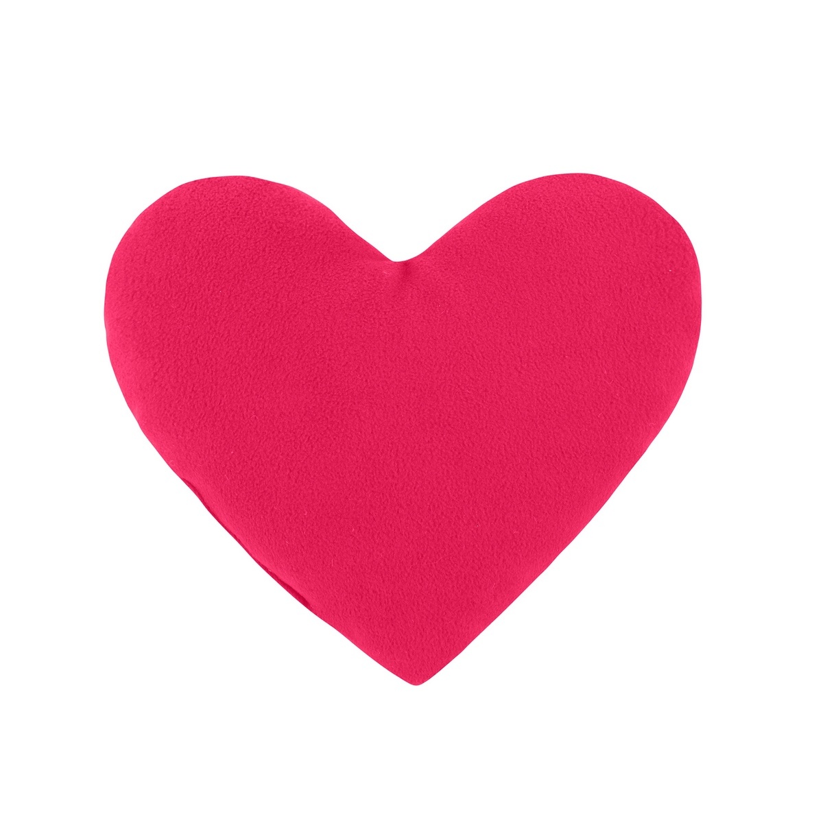 Bellatex Tvarovaný vankúšik Srdce fuchsiová