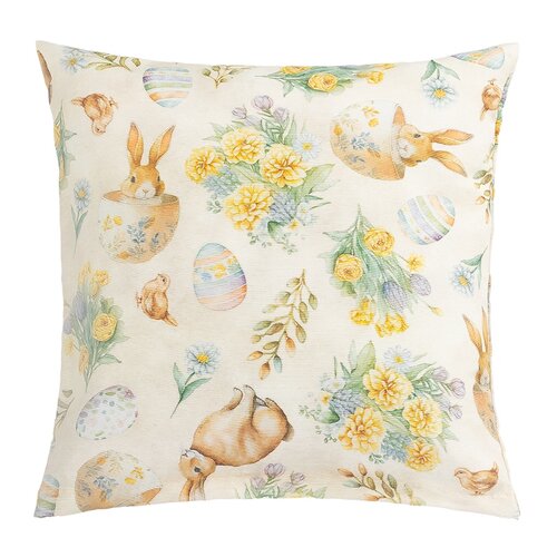 Bellatex Vankúšik EMA Veľká noc Zajačik kvet béžová Bellatex Vankúšik EMA Veľká noc Zajačik kvet béžová