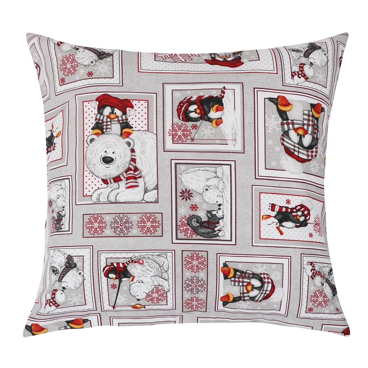 Bellatex Vankúšik Zimný patchwork